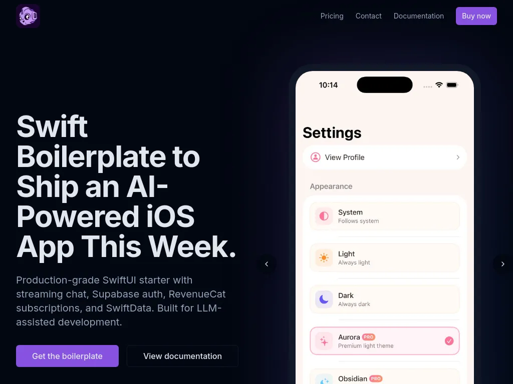 SwiftAIBoilerplate Pro
