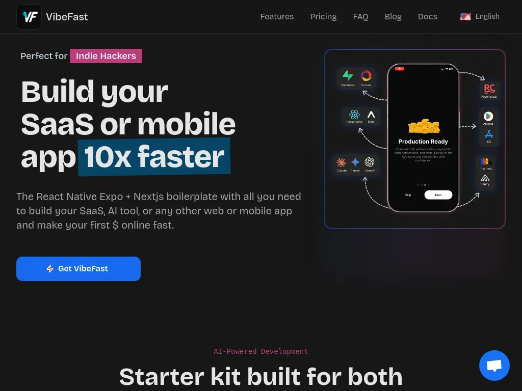 Mobile & Web App Starter kit